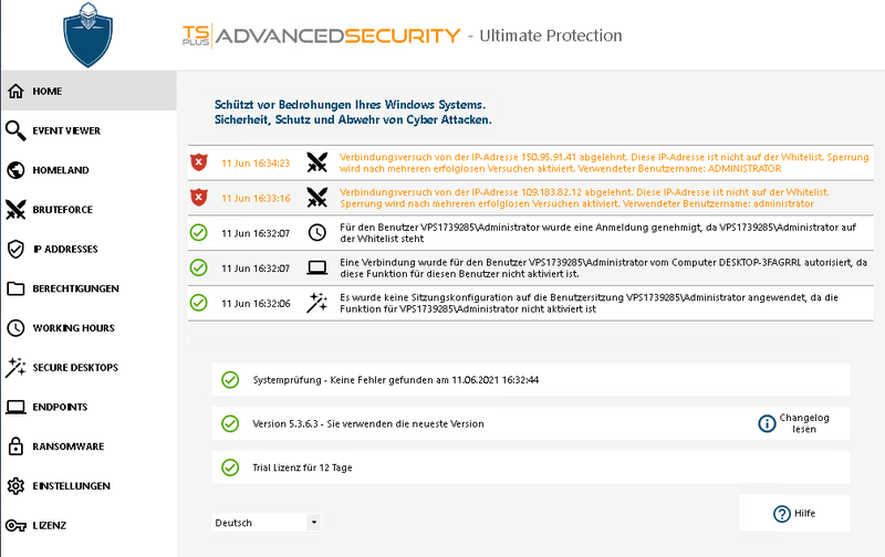 TSplus Advances Security