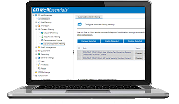 GFI MailEssentials email control