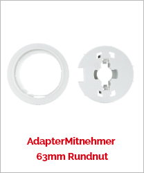 AdapterMitnehmer 63mm Rundnut