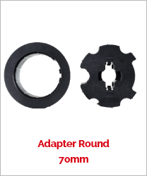 Adapter Round 70mm