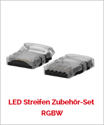 LED Streifen Zubehör-Set RGBW
