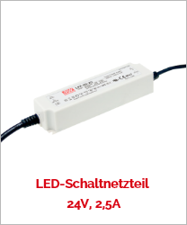 LED-Schaltnetzteil 24V, 2,5A