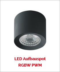 LED Aufbauspot RGBW PWM