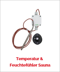 Temperatur & Feuchtefühler Sauna