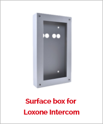 Surface box for Loxone Intercom