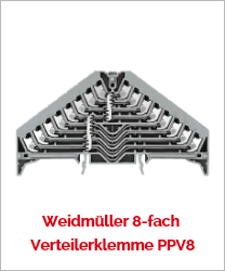Weidmüller 8-fach Verteilerklemme PPV8