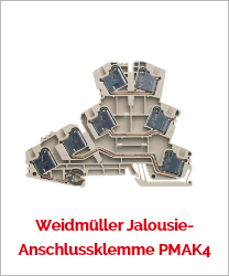 Weidmüller Jalousie-Anschlussklemme PMAK4