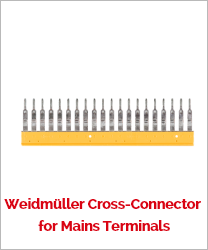Weidmüller Cross-Connector  for Mains Terminals