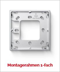 Montagerahmen 1-fach