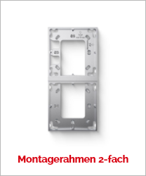 Montagerahmen 2-fach