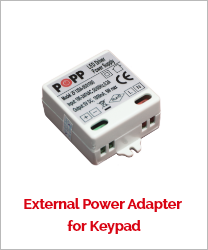 POPP External Power Adapter for Keypad